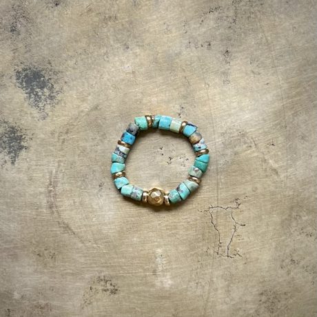 Pierścionek z turkusem