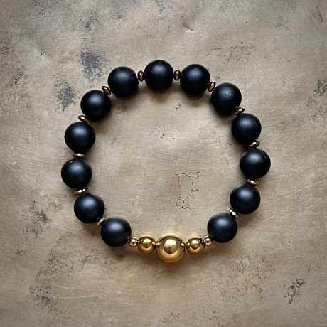 Bransoletka z Czarnego Turmalinu