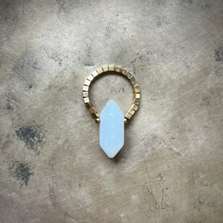 Pierścionek z Amazonitem