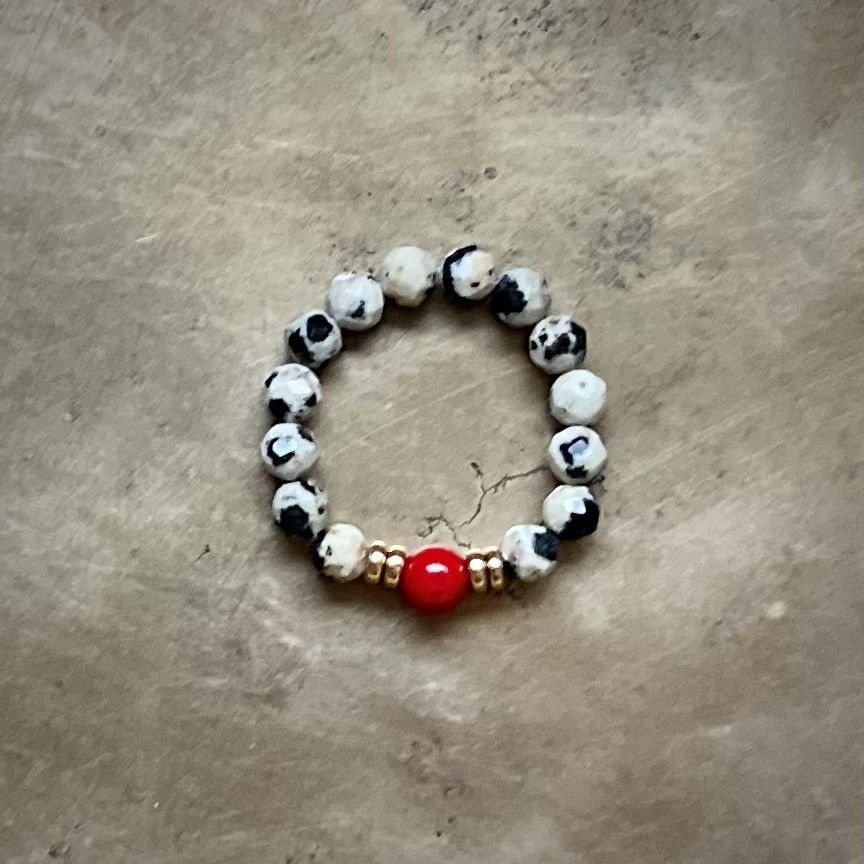 Pierścionek jaspisowy